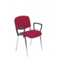 Krzesło ISO chrom z podłokietnikami